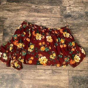 Off the shoulder crop top